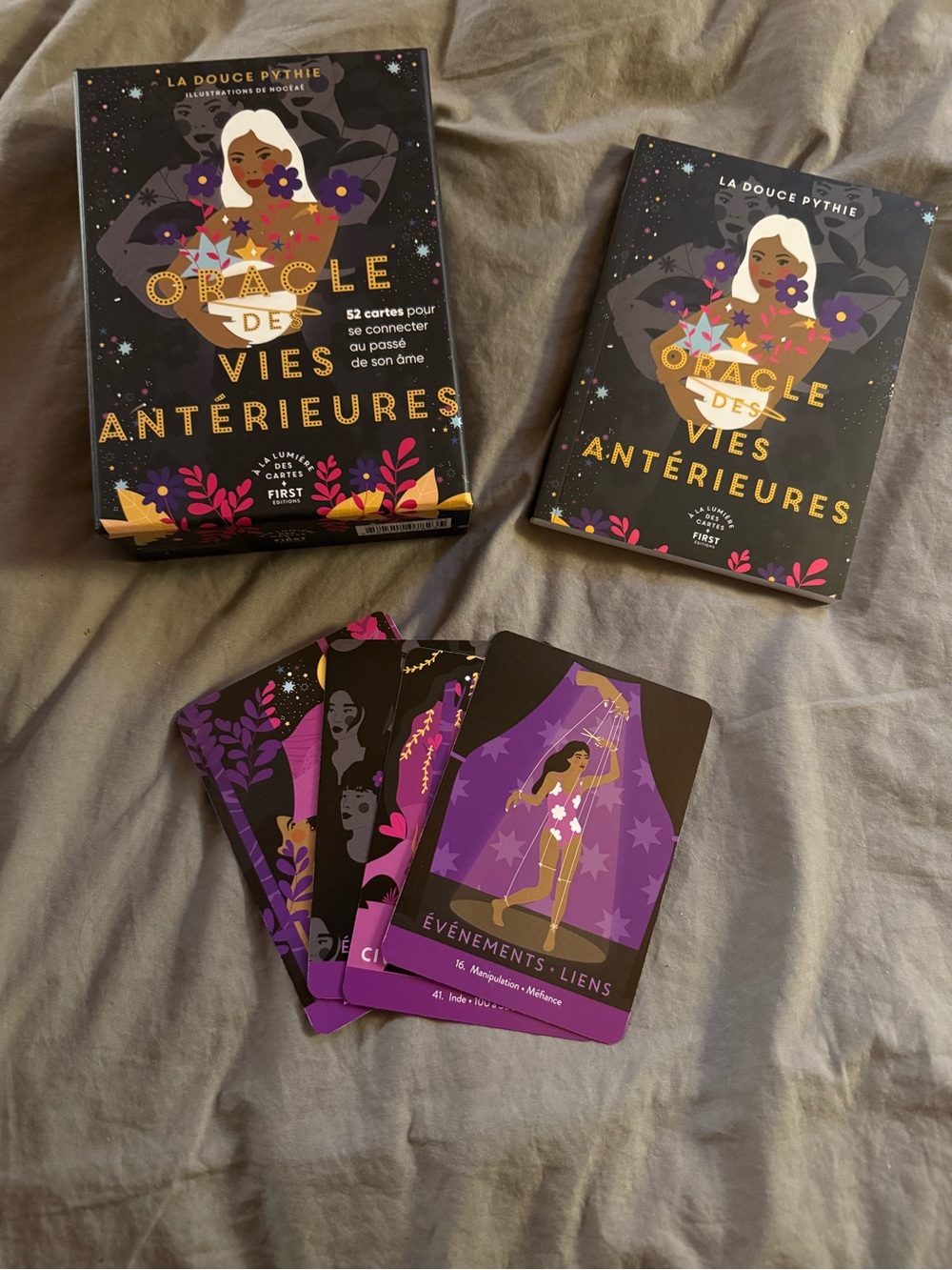 Oracle des Vies Antérieures - Purple Card Deck ( french edition)